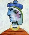 Marie Therese with a blue beret Portrait of a woman 1937 Pablo Picasso